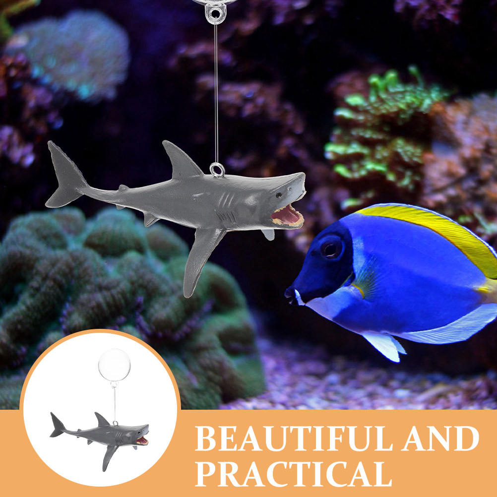 Aquarium Fish Shark - 1Set Realistic Shark Shaped Floating Aquarium