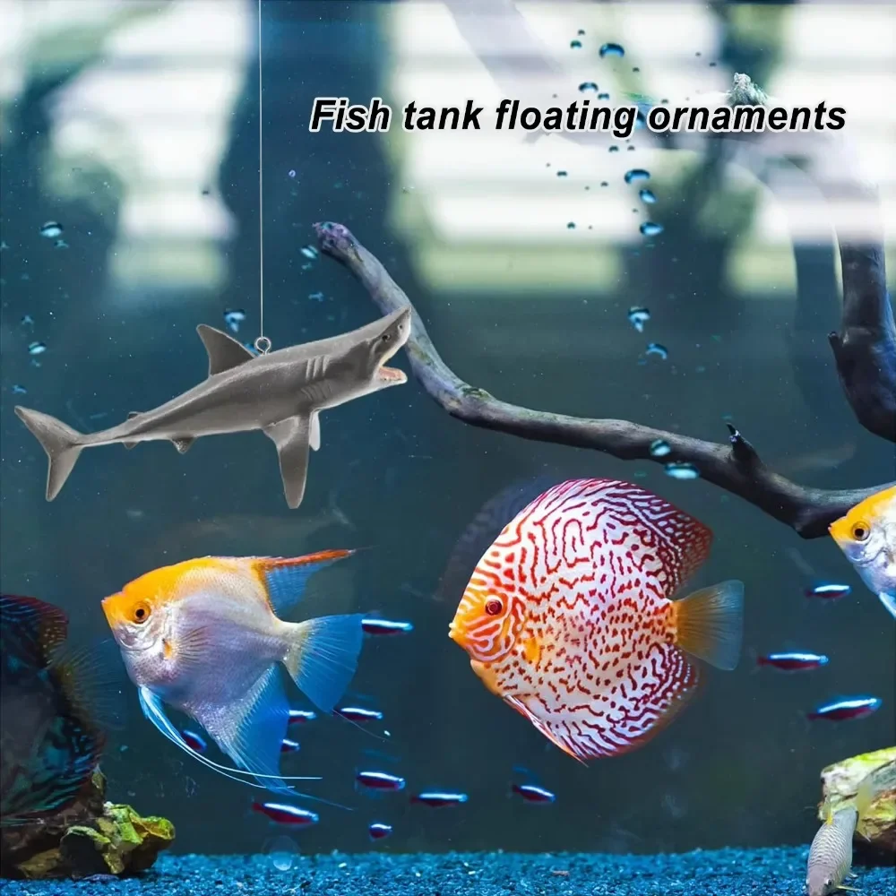Aquarium Fish Shark - Undersea Animal Landscaping Decorations Fish Tank