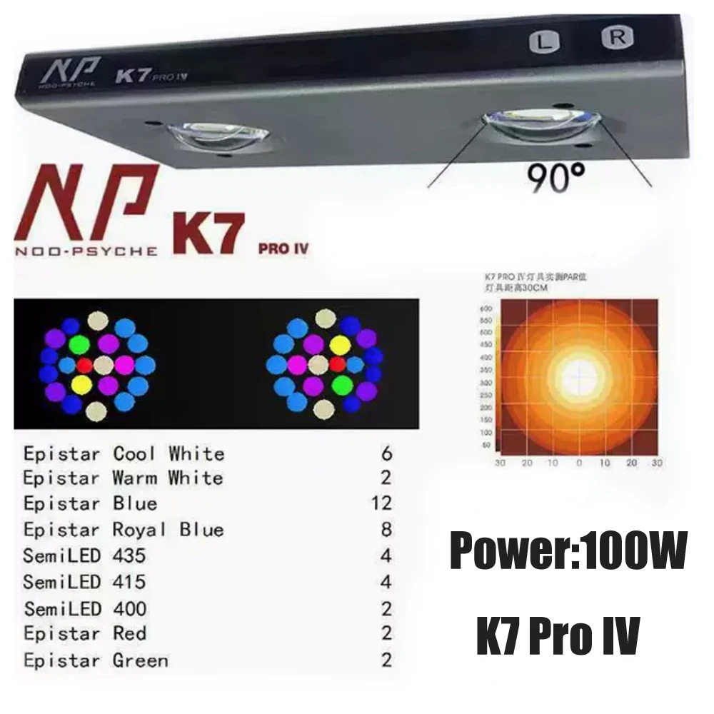 Aquarium Fish App - Noopsyche NP K7Pro IV 100W App
