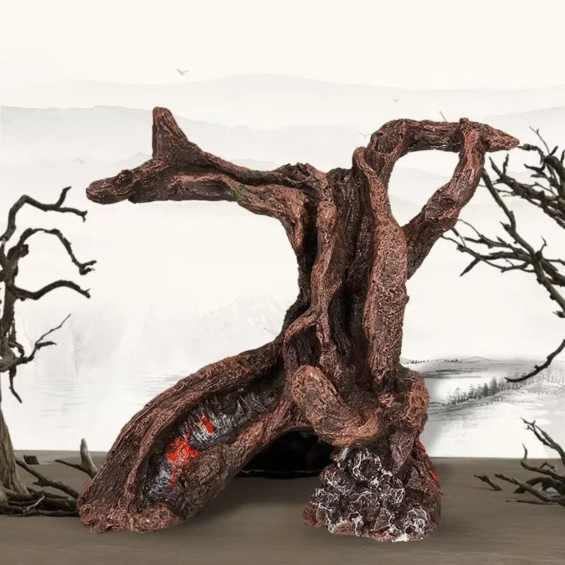 Resin Tree Cave Holes Aquarium – Aquarium Fish Beautiful recenzja i cena