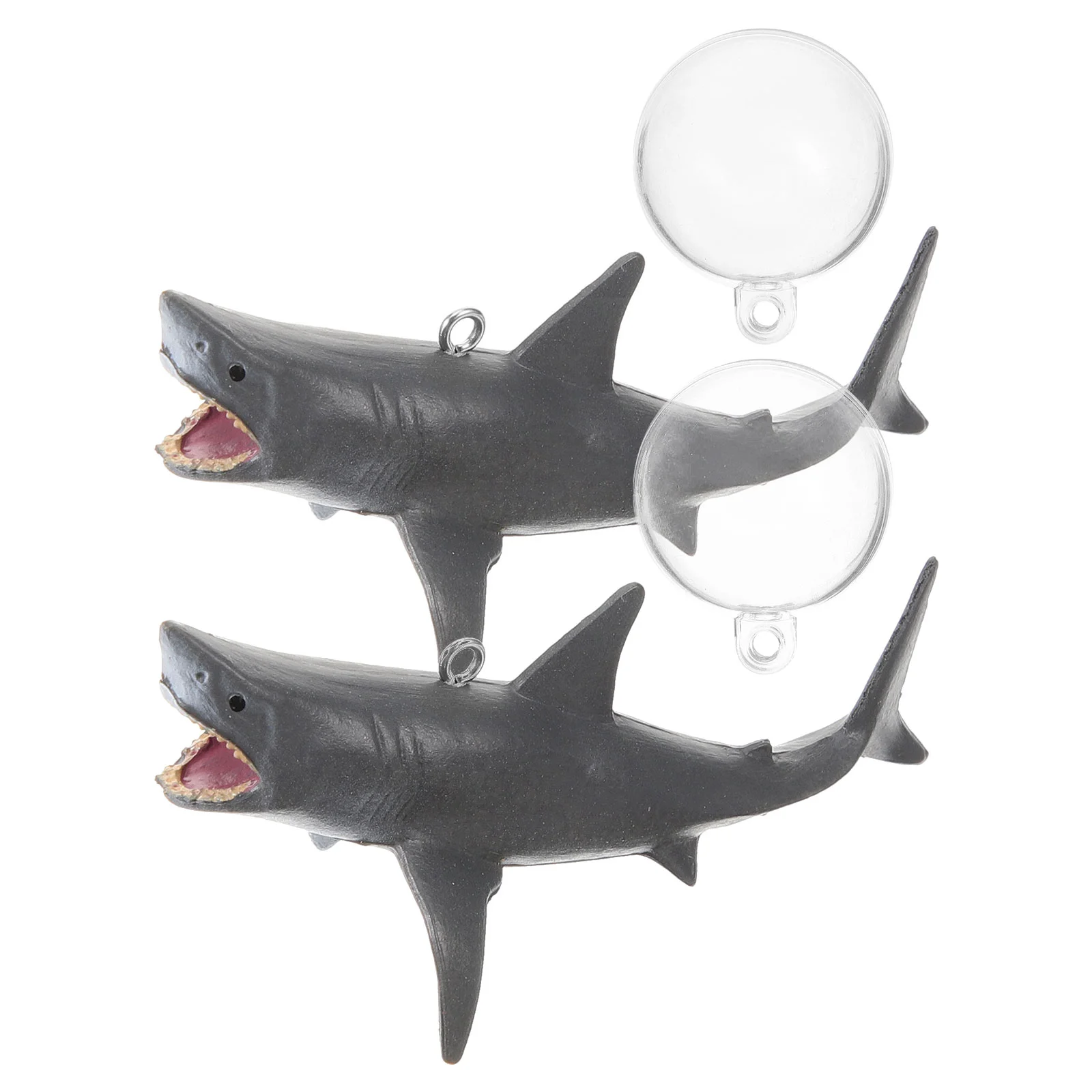 2pcs Fish Tank Shark Decoratio – Aquarium Fish Shark recenzja i cena