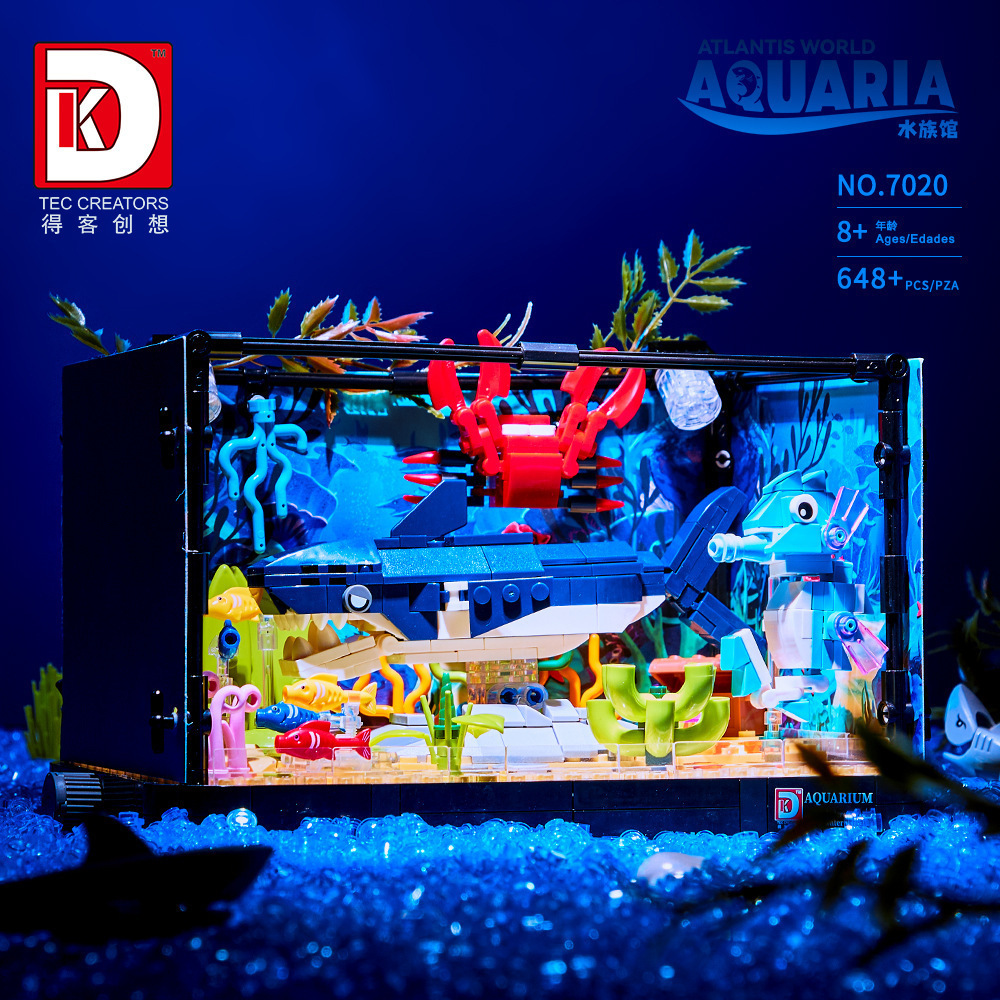 648PCS Shark Ecosystem Tank Bu – Aquarium Fish Shark recenzja i cena
