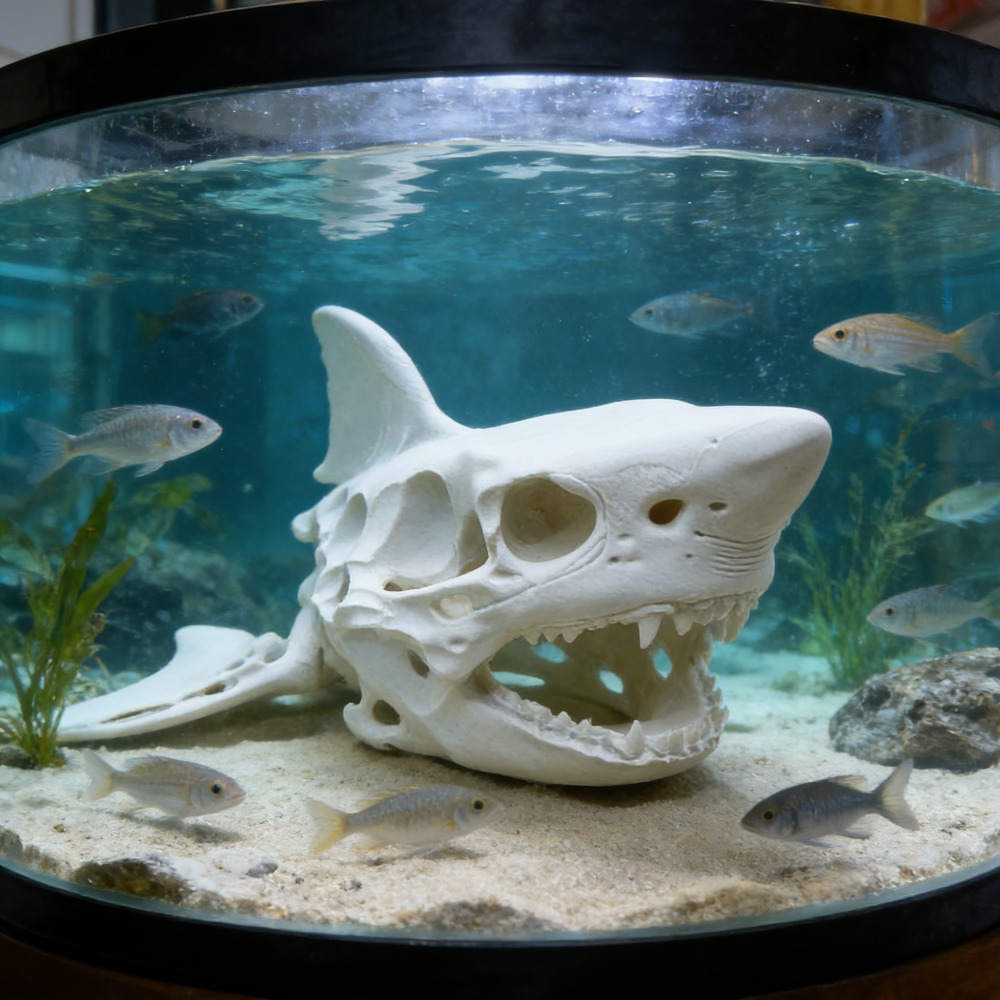 3D Printing Shark Skull Skelet – Aquarium Fish Shark recenzja i cena