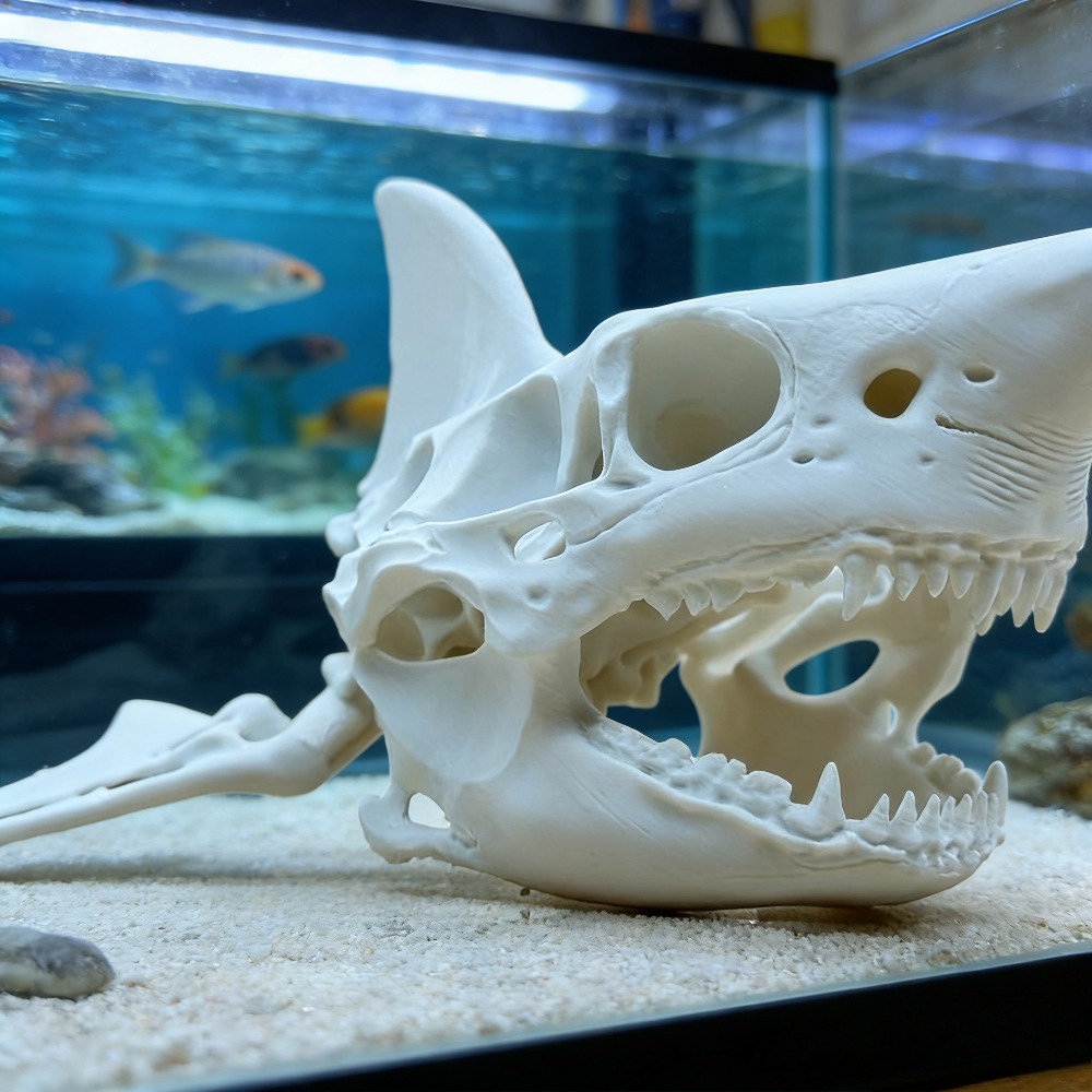 3D Printing Shark Skull Skelet – Aquarium Fish Shark recenzja i cena
