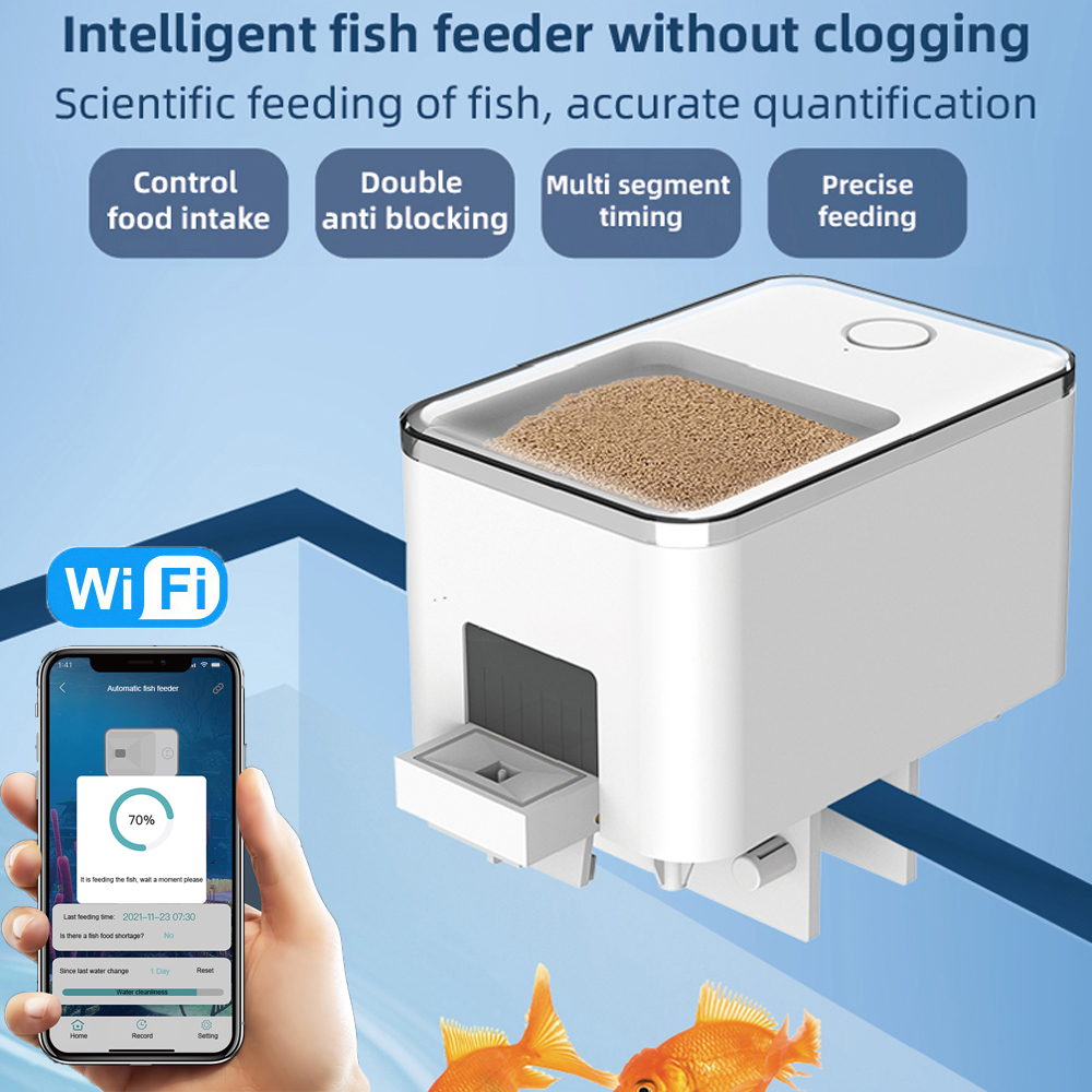 WiFi Smart Automatic Feeder Aq – Aquarium Fish App recenzja i cena
