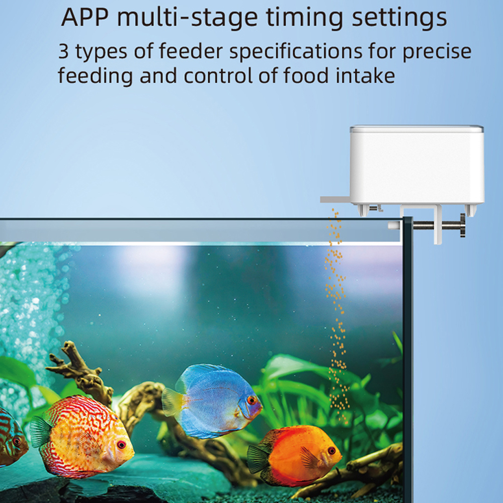 WiFi Smart Automatic Feeder Aq – Aquarium Fish App recenzja i cena