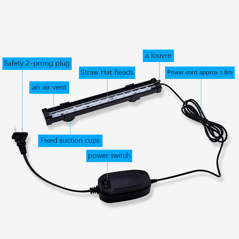New Fish Tank LED Bubble Light – Aquarium Fish Colour recenzja i cena