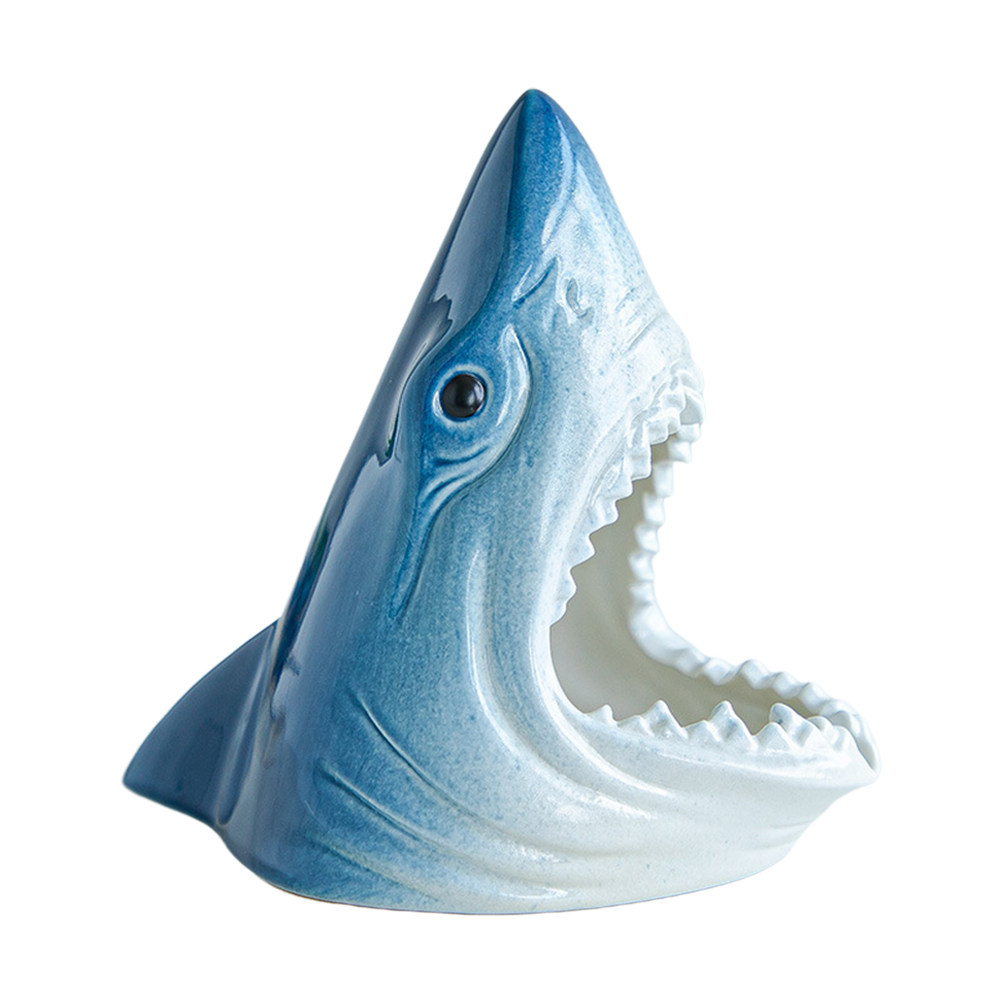 Ceramic Shark Head Statue Fish – Aquarium Fish Shark recenzja i cena