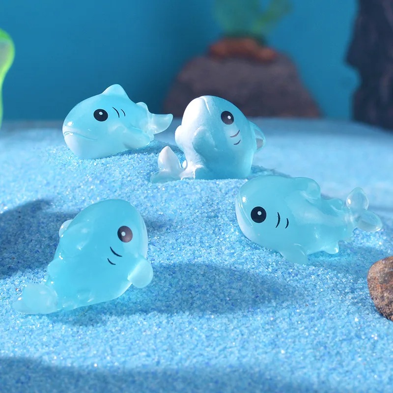 4pcs Luminous Shark Ornament S – Aquarium Fish Shark recenzja i cena