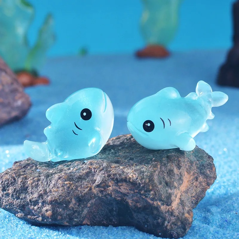 4pcs Luminous Shark Ornament S – Aquarium Fish Shark recenzja i cena