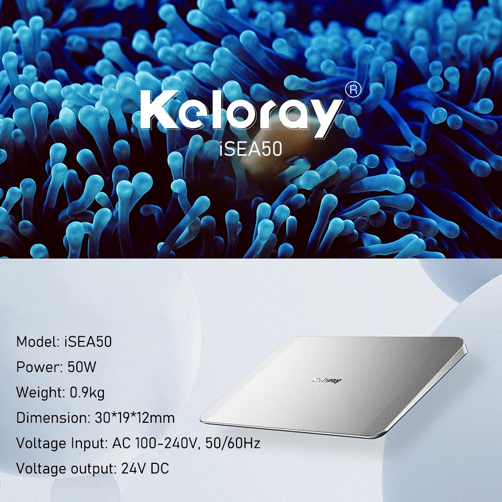 Keloray iSEA50 50W Fanless Ful – Aquarium Fish App recenzja i cena