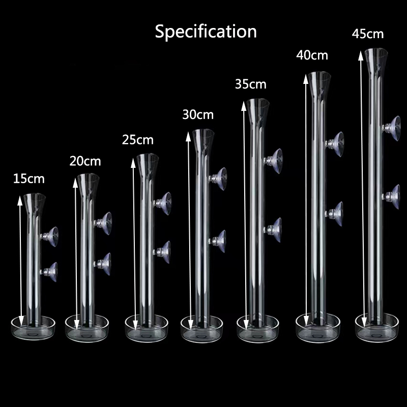 Glass Aquarium Feeder Tube Dis – Aquarium Fish Holiday Food recenzja i cena