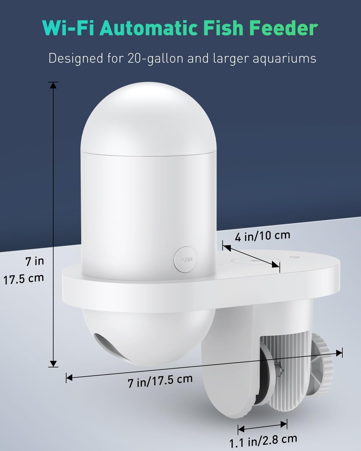 WiFi Automatic Fish Feeder for – Aquarium Fish Video recenzja i cena