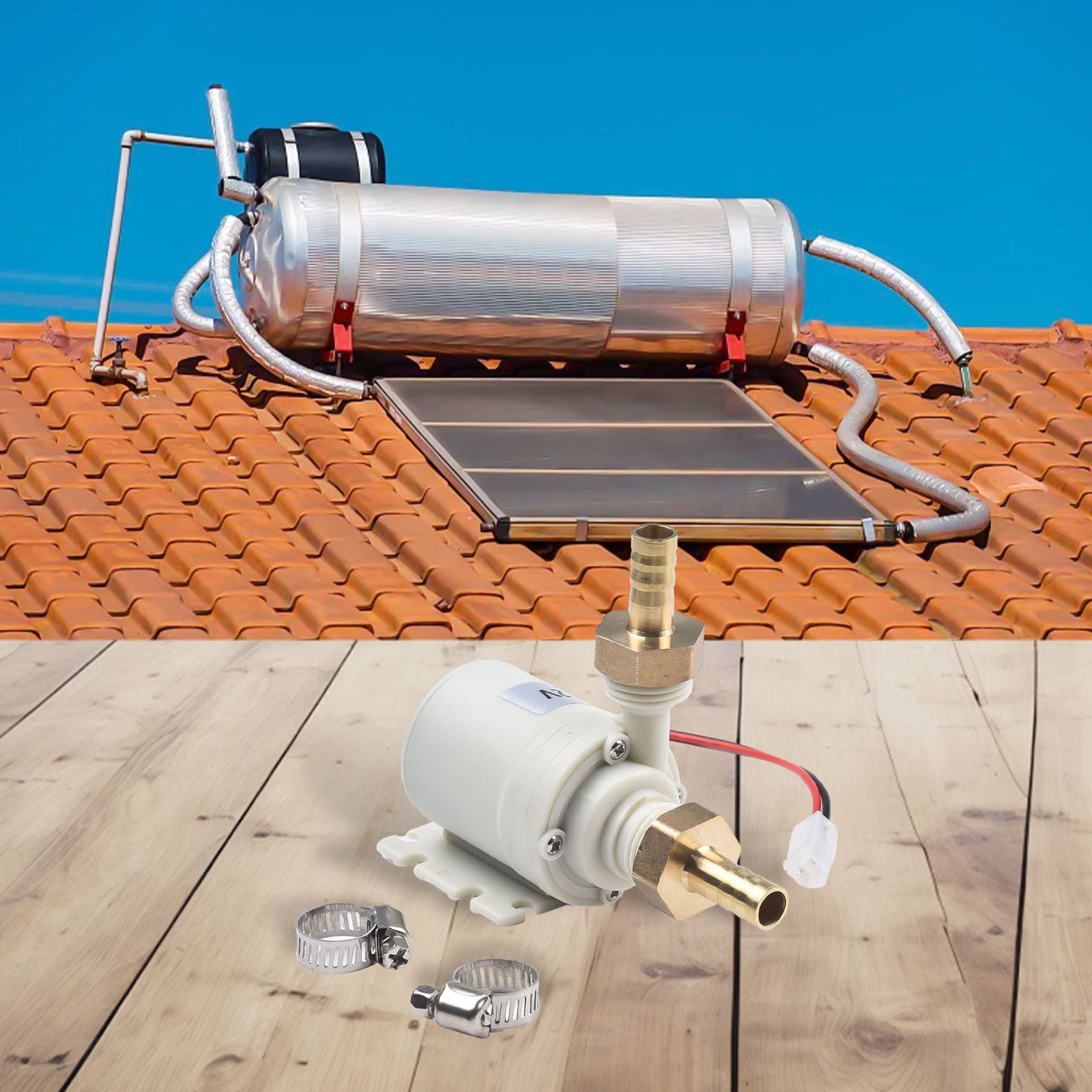 12V DC Solar Water Heater Circ – Powerhead Circulation Pump recenzja i cena