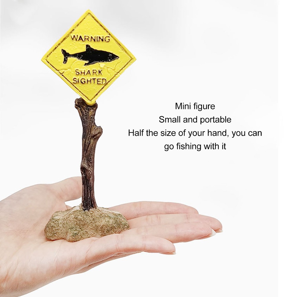 Resin Shark Warning Board Orna – Aquarium Fish Shark recenzja i cena