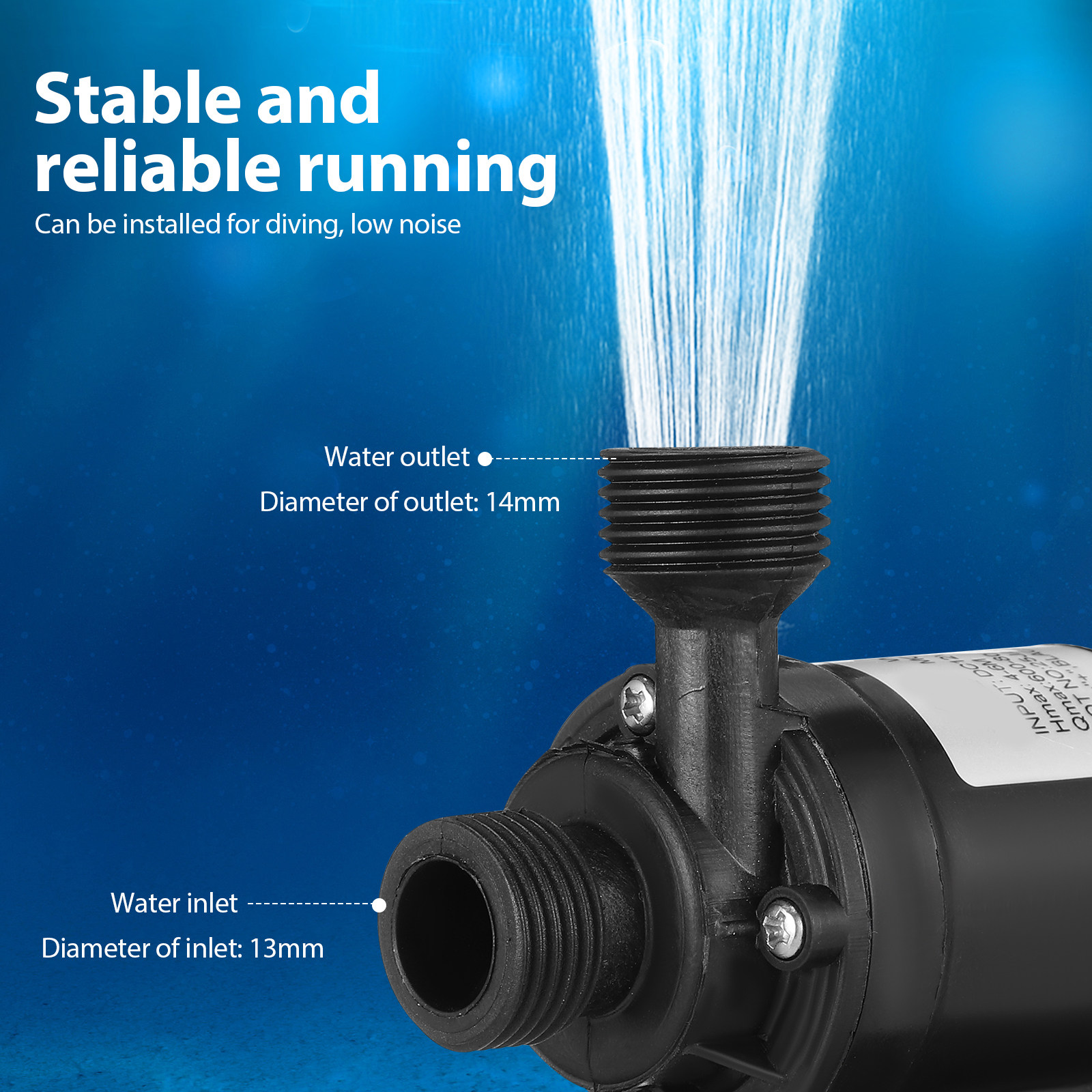 1Pcs Dc 12V Brushless Submersi – Powerhead Circulation Pump recenzja i cena