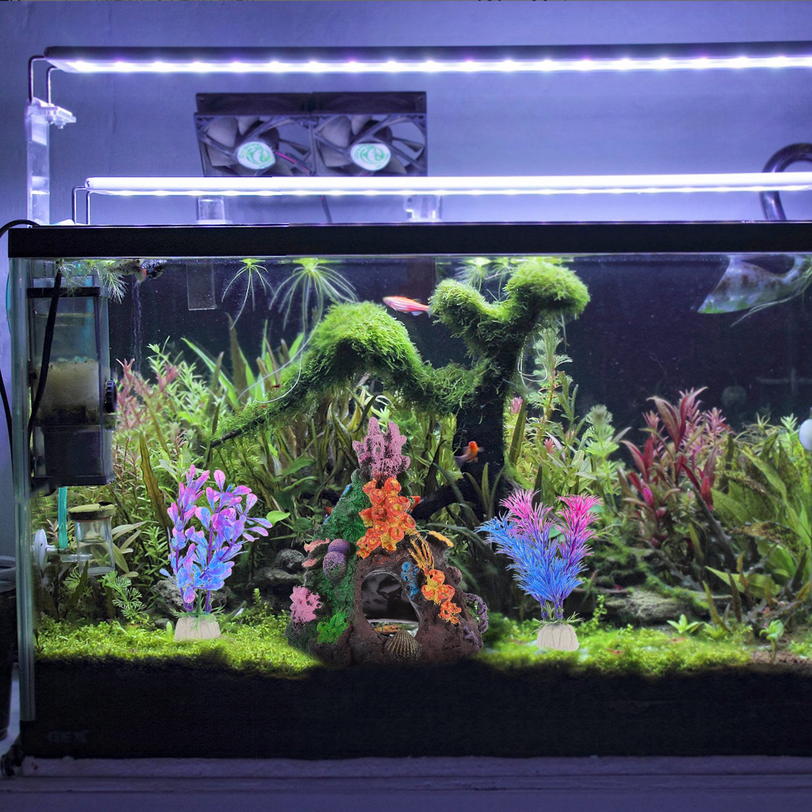 5Pcs DIY Aquarium Coral and Fa – Aquarium Fish Beautiful recenzja i cena