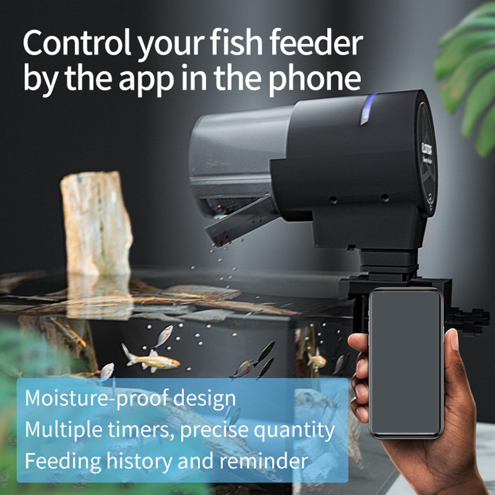Large Capacity WiFi Automatic  – Aquarium Fish Holiday Food recenzja i cena