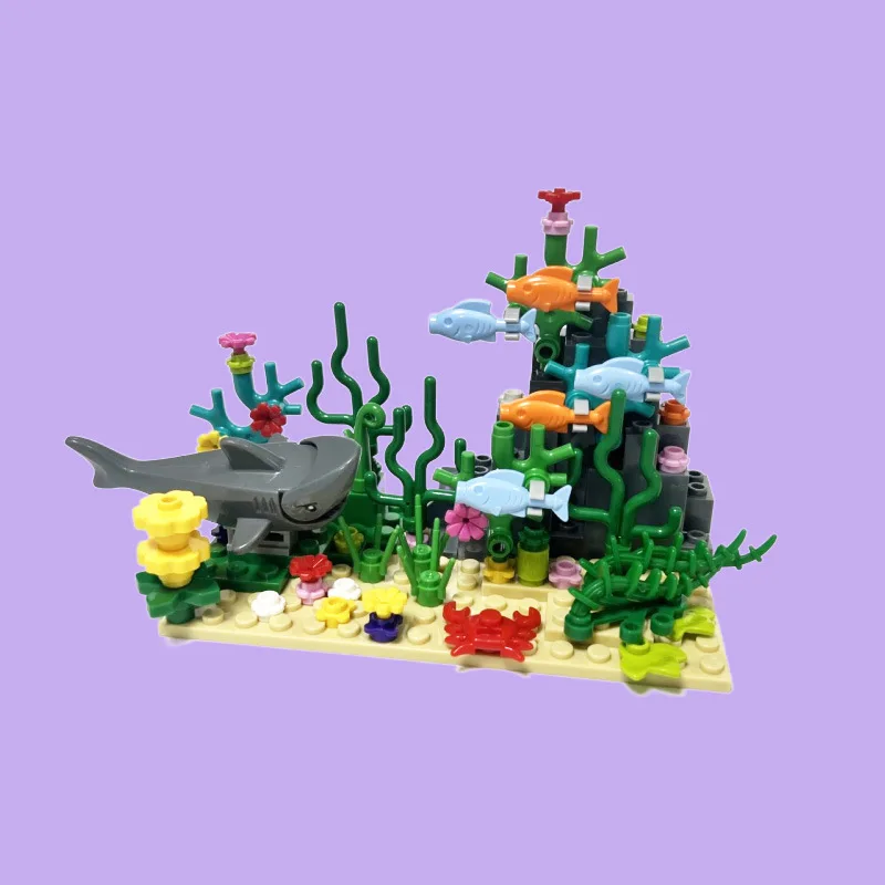 City MOC Aquarium Underwater W – Aquarium Fish Shark recenzja i cena