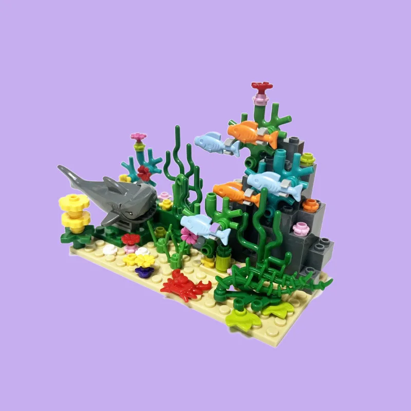 City MOC Aquarium Underwater W – Aquarium Fish Shark recenzja i cena