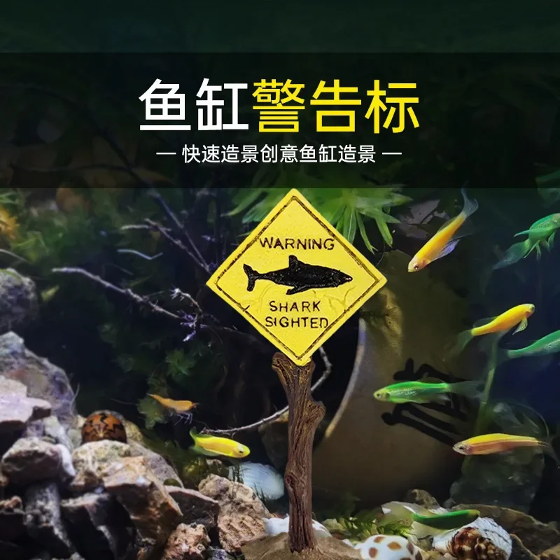 Resin Aquarium Decorative Orna – Aquarium Fish Shark recenzja i cena